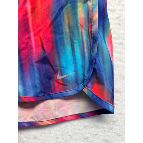 Nike Women Dri-Fit Lined Running Shorts Rainbow Pocket Comfort Waist Size XS - Picture 3 of 9